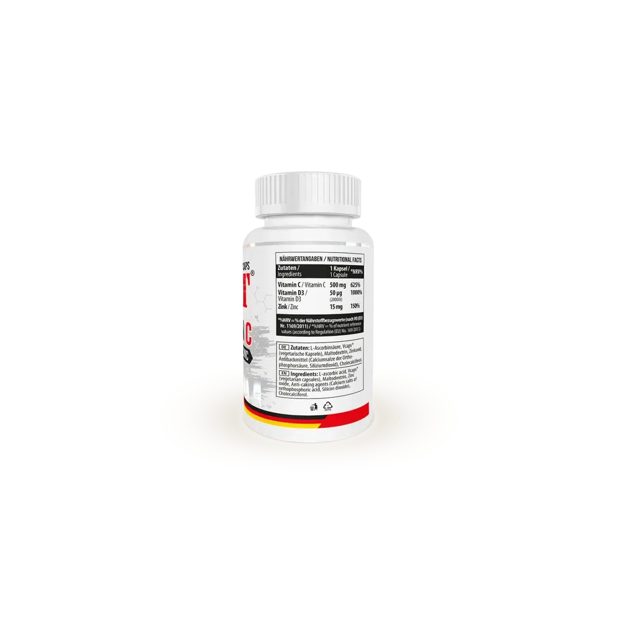 Vitamin C 500 + D3 + Zink 100 Tabl.-Vitamin C-MST-Maniac-Sports