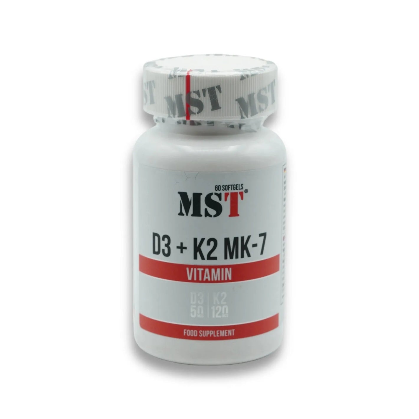Vitamin D3 + K2 + MK-7 60 Kapseln-Vitamin D3-MST-Maniac-Sports