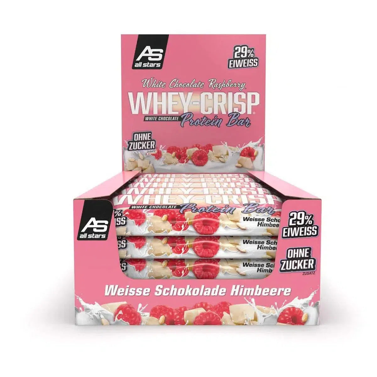 Whey-Crisp Protein 25 Riegel-Proteinriegel-All Stars-Chocolate-Maniac-Sports