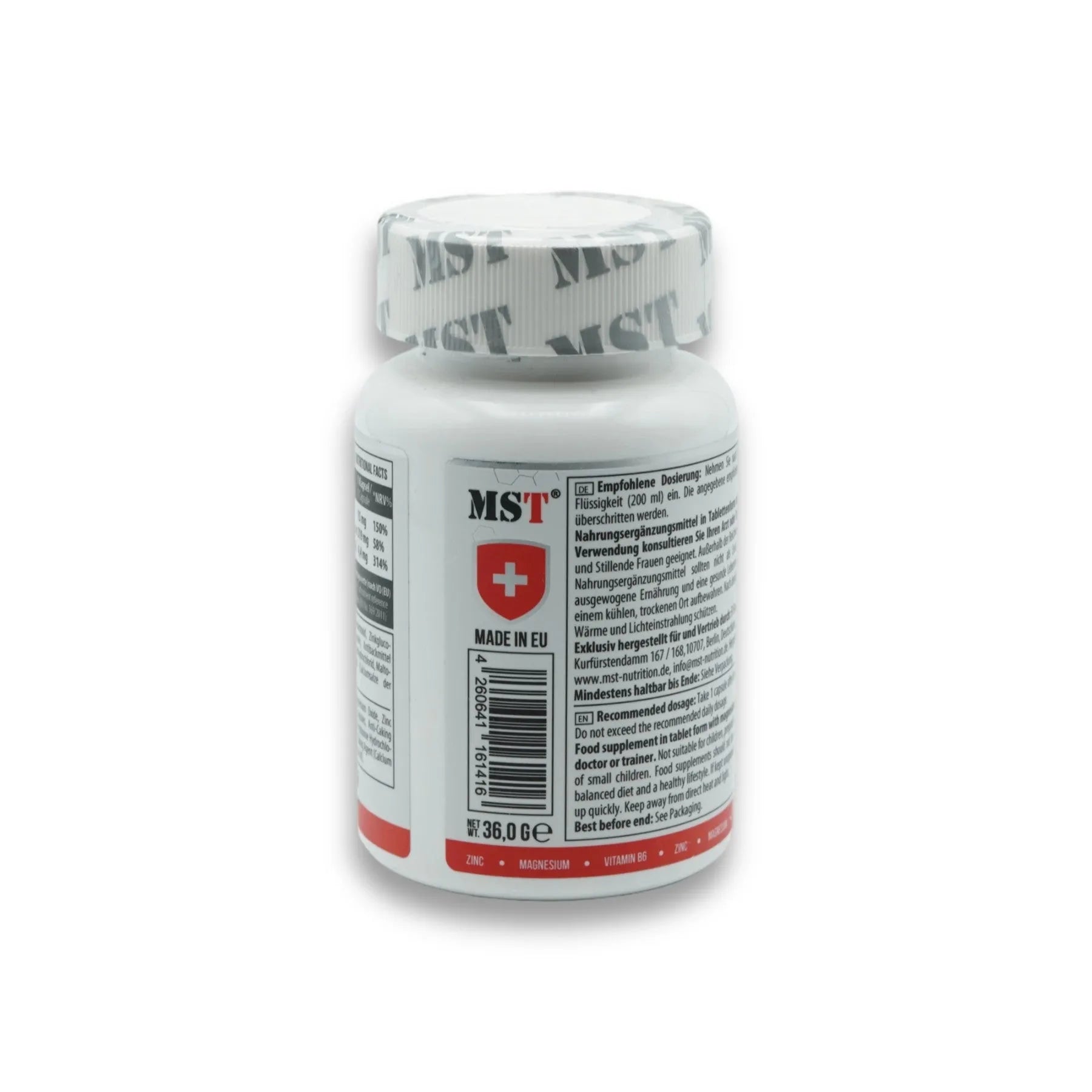 Zinc + Magnesium + B6 60 V-Caps-Mineralstoffe-MST-Maniac-Sports