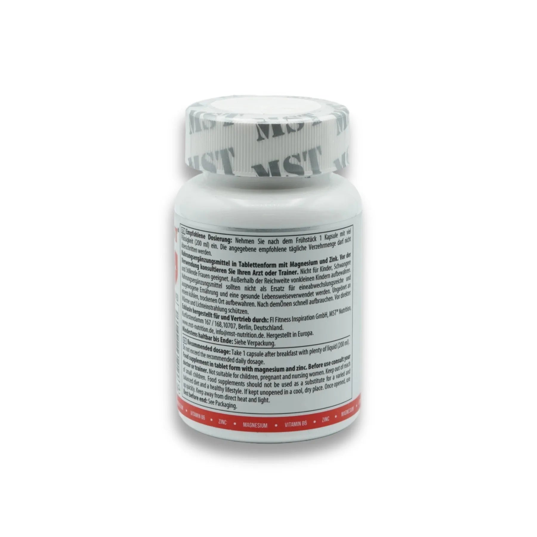 Zinc + Magnesium + B6 60 V-Caps-Mineralstoffe-MST-Maniac-Sports