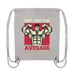 maniac-sports-Not like the Average Gym-Bag-Taschen-Heather Grey-ca. 38x42-Maniac-Sports
