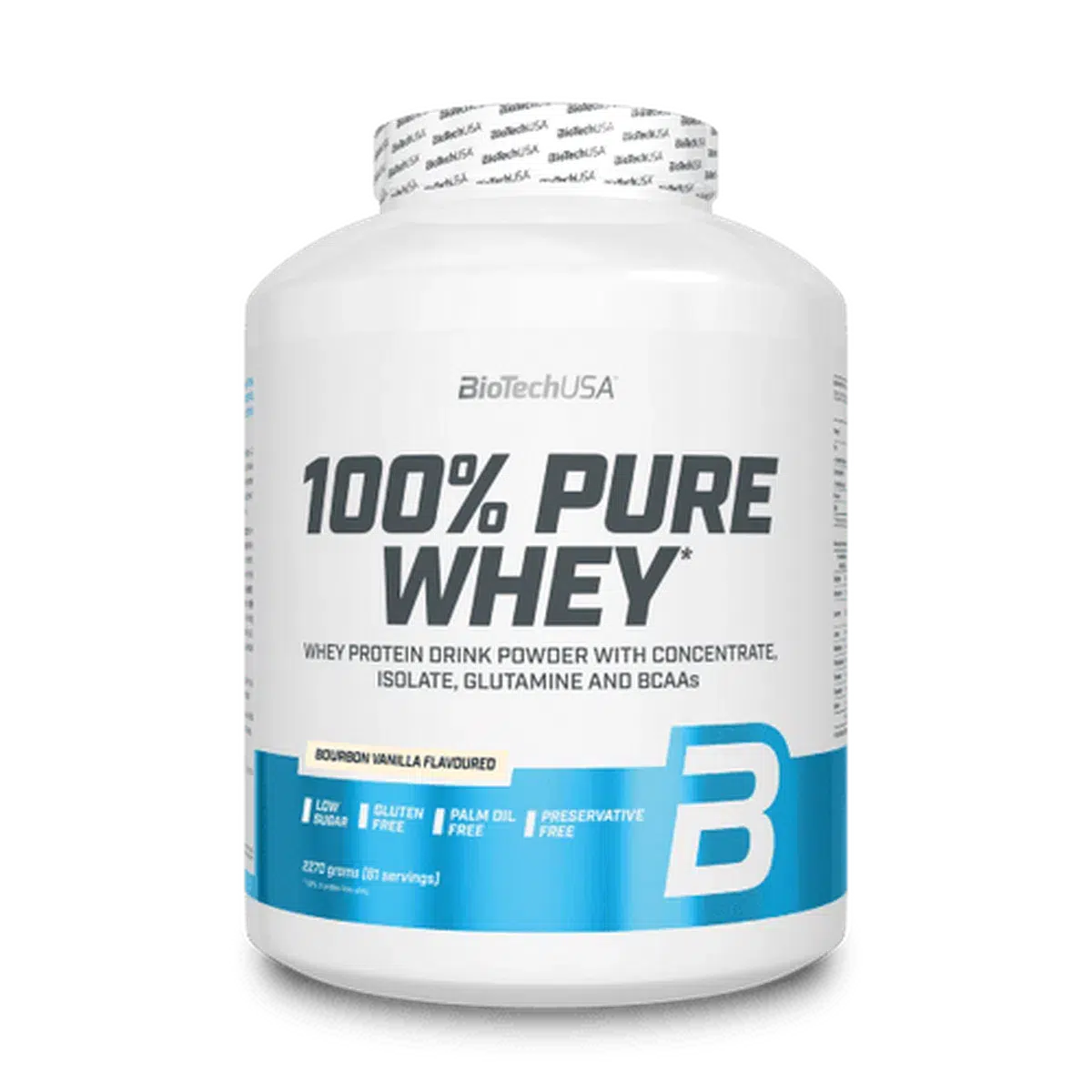 100% Pure Whey 2270g-Whey Protein-BioTech USA-Vanille-Maniac-Sports