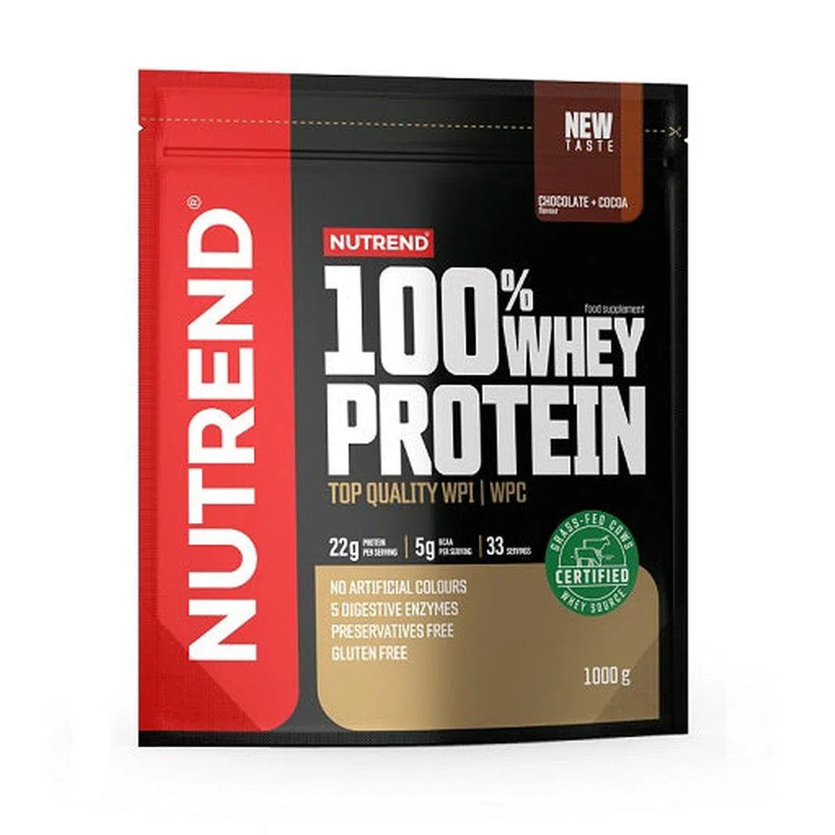 100% Whey Protein 1000g-Whey Protein-NUTREND-Kiwi Banane-Maniac-Sports