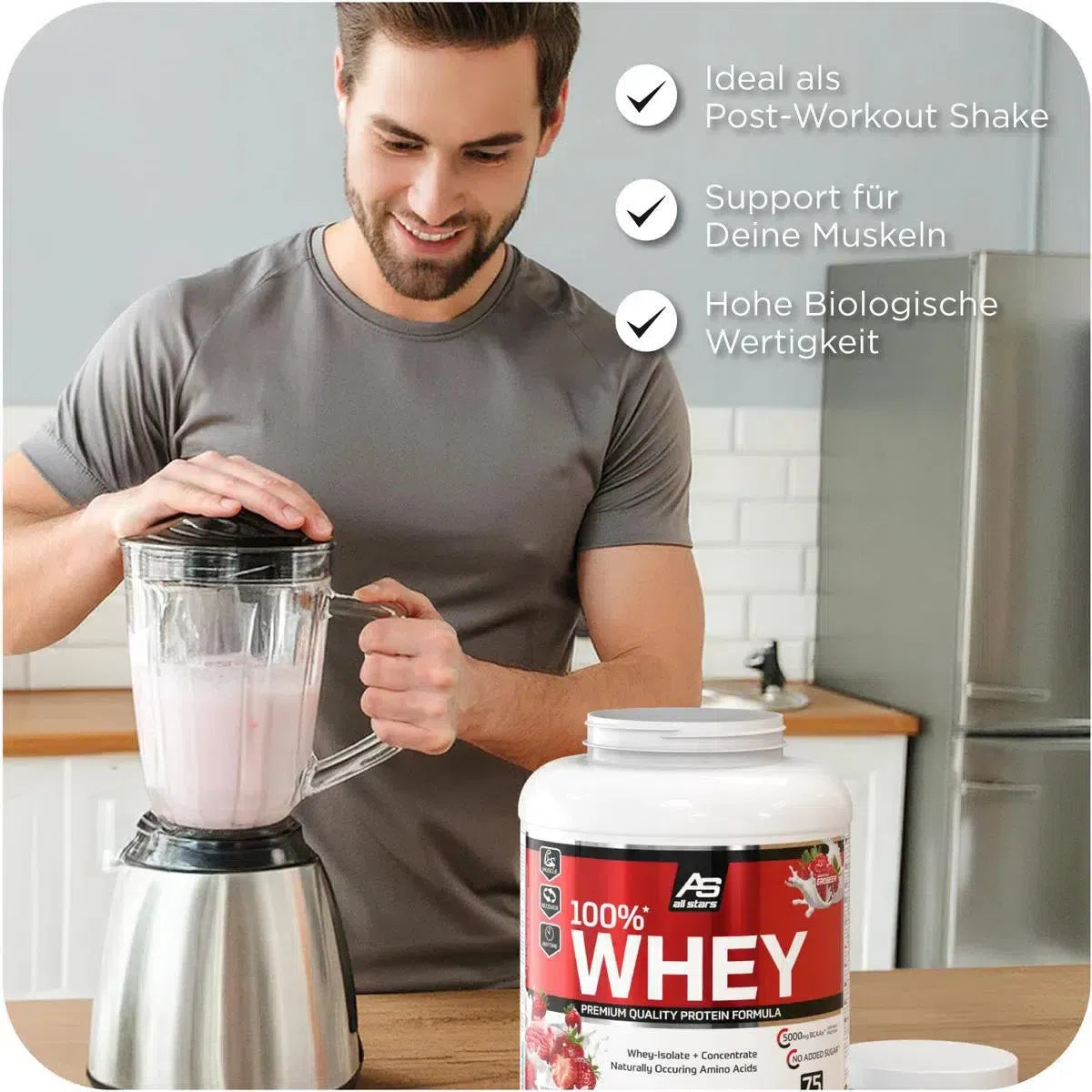 100% Whey Protein 2270g Dose-Whey Protein-All Stars-Banana Split-Maniac-Sports