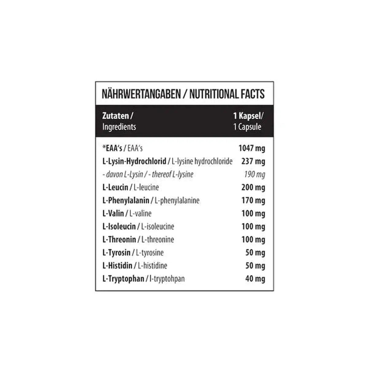 9EAAs 120/200 Kapseln-EAA-MST-120 Kapseln-Maniac-Sports