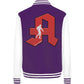 "APOTHEKER" College Jacket-Jacken/ Zipper-maniac-sports-Purple/White-XS-Maniac-Sports