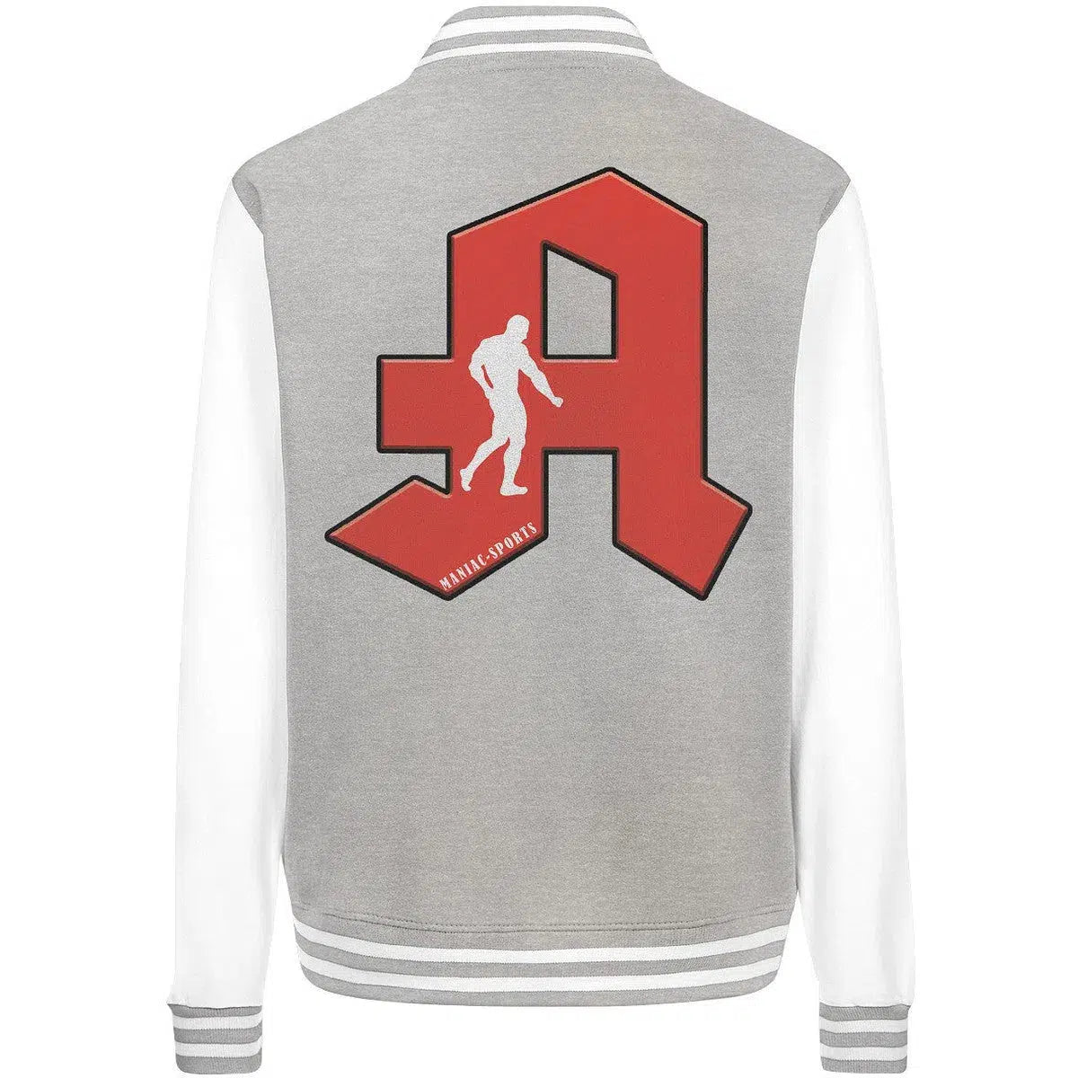 "APOTHEKER" College Jacket-Jacken/ Zipper-maniac-sports-Sport Grey/White-XS-Maniac-Sports