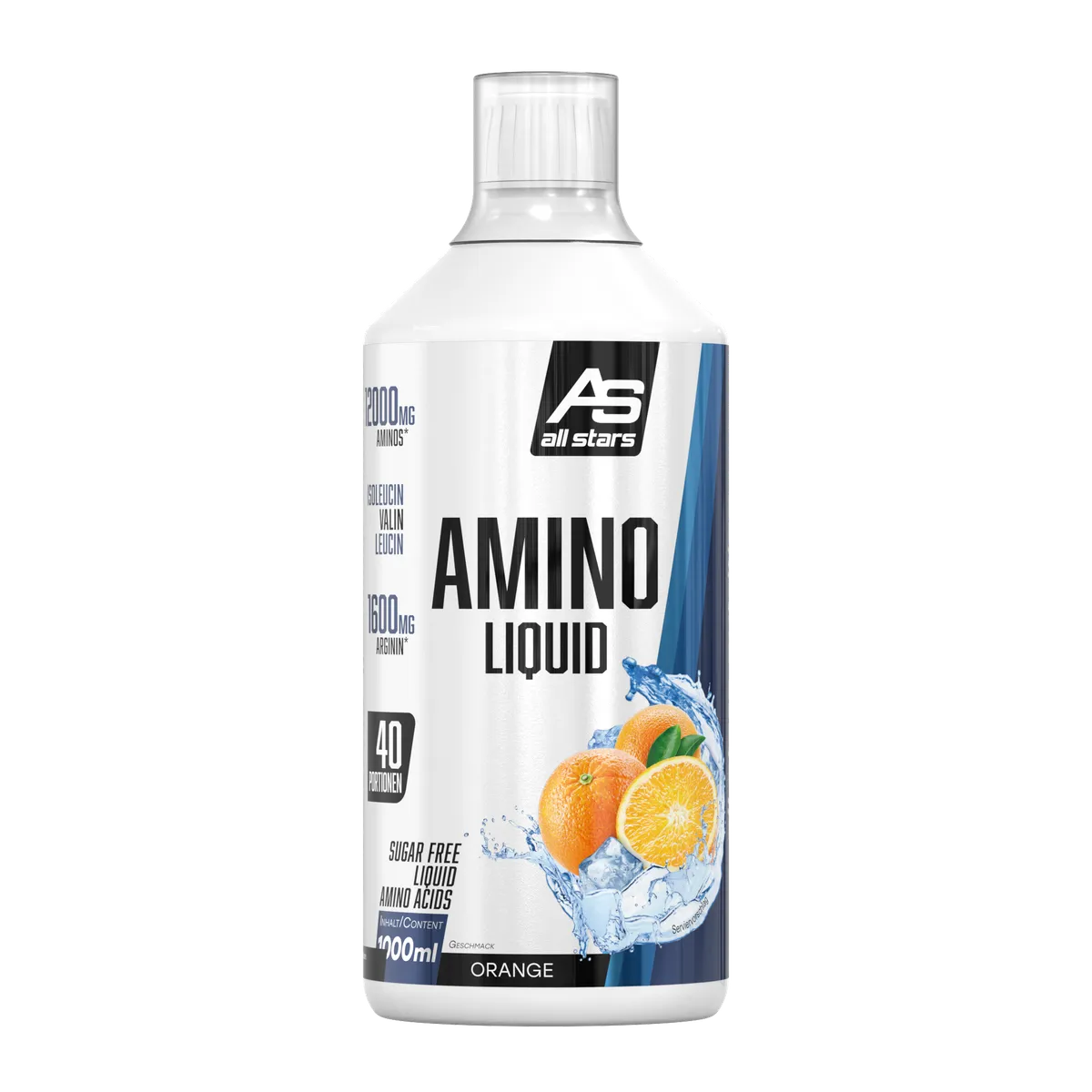 Amino Liquid 1000ml-BCAA-All Stars-Orange-Maniac-Sports