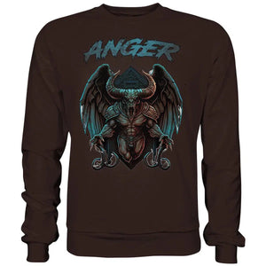 Anger Sweatshirt-Sweatshirts-maniac-sports-Hot Chocolate-S-Maniac-Sports