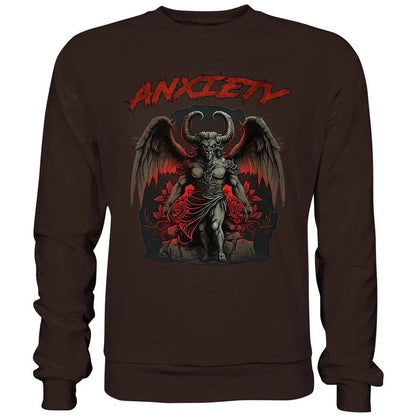 Anxiety Sweatshirt-Sweatshirts-maniac-sports-Hot Chocolate-S-Maniac-Sports