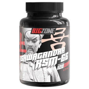 Ashwagandha KSM-66 120 Kapseln-Ashwagandha-Big Zone-Maniac-Sports