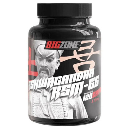 Ashwagandha KSM-66 120 Kapseln-Ashwagandha-Big Zone-Maniac-Sports