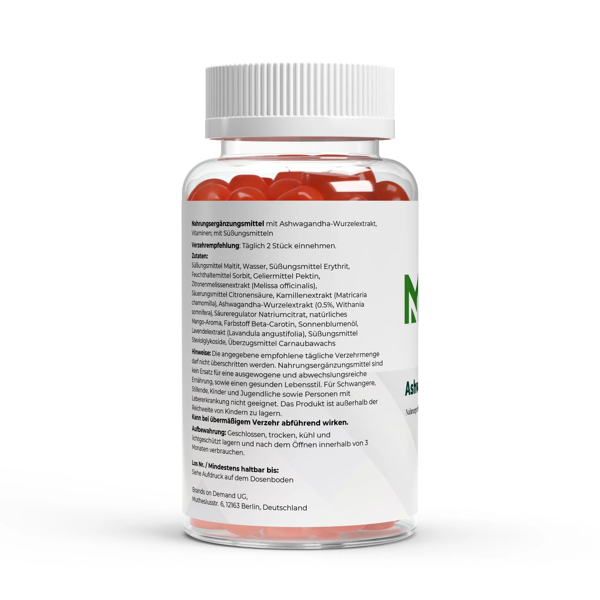 Ashwagandha + Vitamin B6 Gummies 60 Stk.-Ashwagandha-Maniac Nutrition-Maniac-Sports