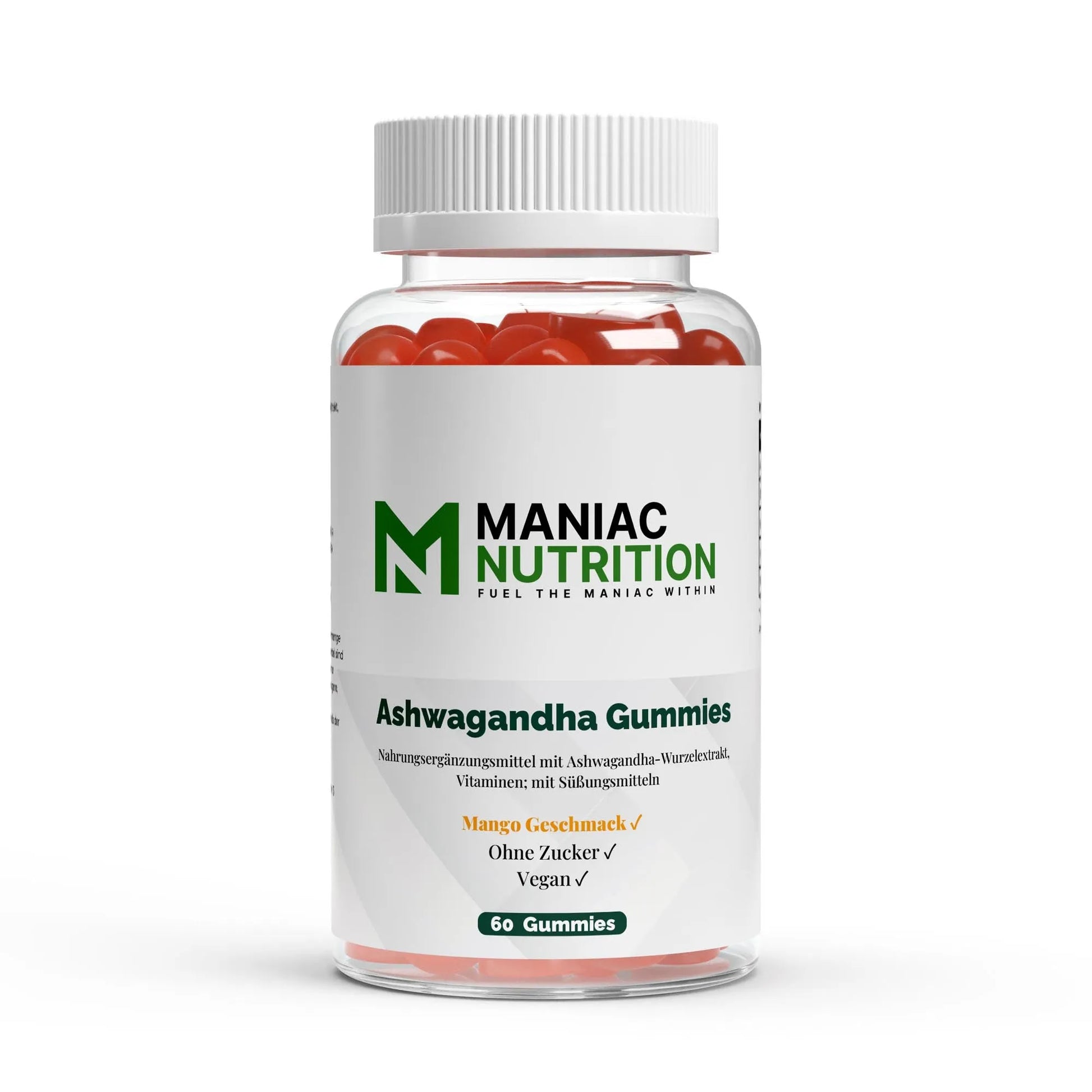 Ashwagandha + Vitamin B6 Gummies 60 Stk.-Ashwagandha-Maniac Nutrition-Maniac-Sports
