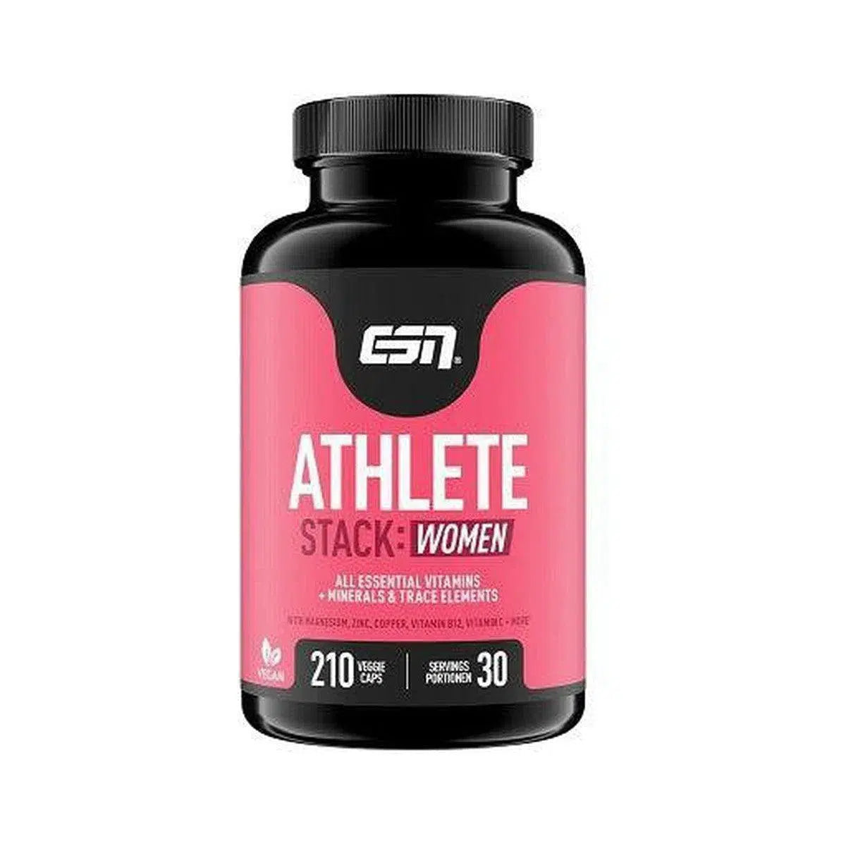 Athlete Stack:Women 210 Kapseln-Multivitamin-ESN-Maniac-Sports