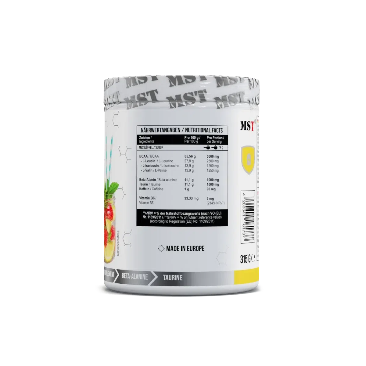 BCAA Energy 315g-BCAA-MST-Peach ice tea-Maniac-Sports