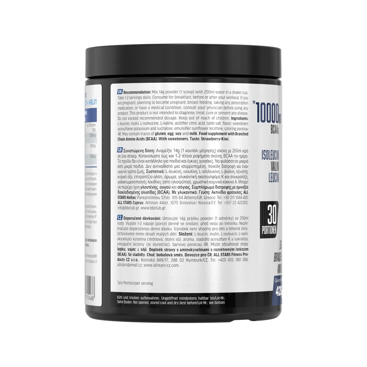 BCAA Powder 420g Dose-BCAA-All Stars-Berry Blast-Maniac-Sports