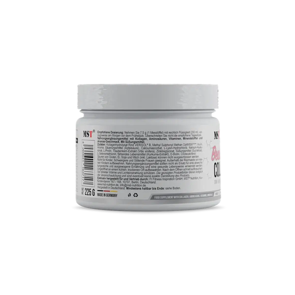 Beauty Collagen Verisol + OptiMSM 225g-Collagen-MST-Pineapple-Maniac-Sports