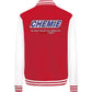 CHEMIE Du bist nicht du, wenn du "NATURAL" bist! College Jacket-Jacken/ Zipper-maniac-sports-Red/White-XS-Maniac-Sports