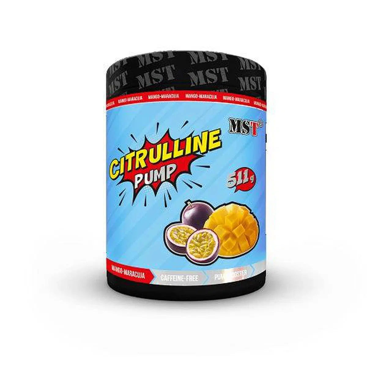 Citrulline Pump 511g-L-Citruline-MST-Mango Maracuja-Maniac-Sports