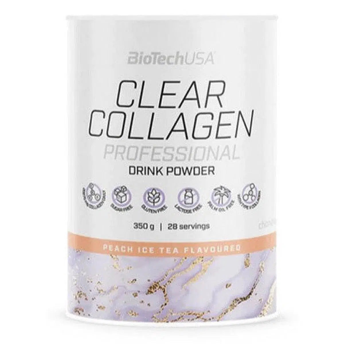 Clear Collagen Professional 350g-Collagen-BioTech USA-Pfirsich Eistee-Maniac-Sports