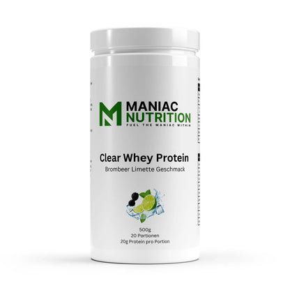 Clear Whey Protein Brombeere-Limette 500g-Clear Protein-Maniac Nutrition-Maniac-Sports