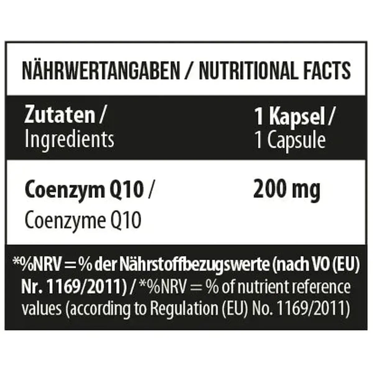 Coenzym Q10 200 mg 60 Kapseln-Mineralstoffe-MST-Maniac-Sports