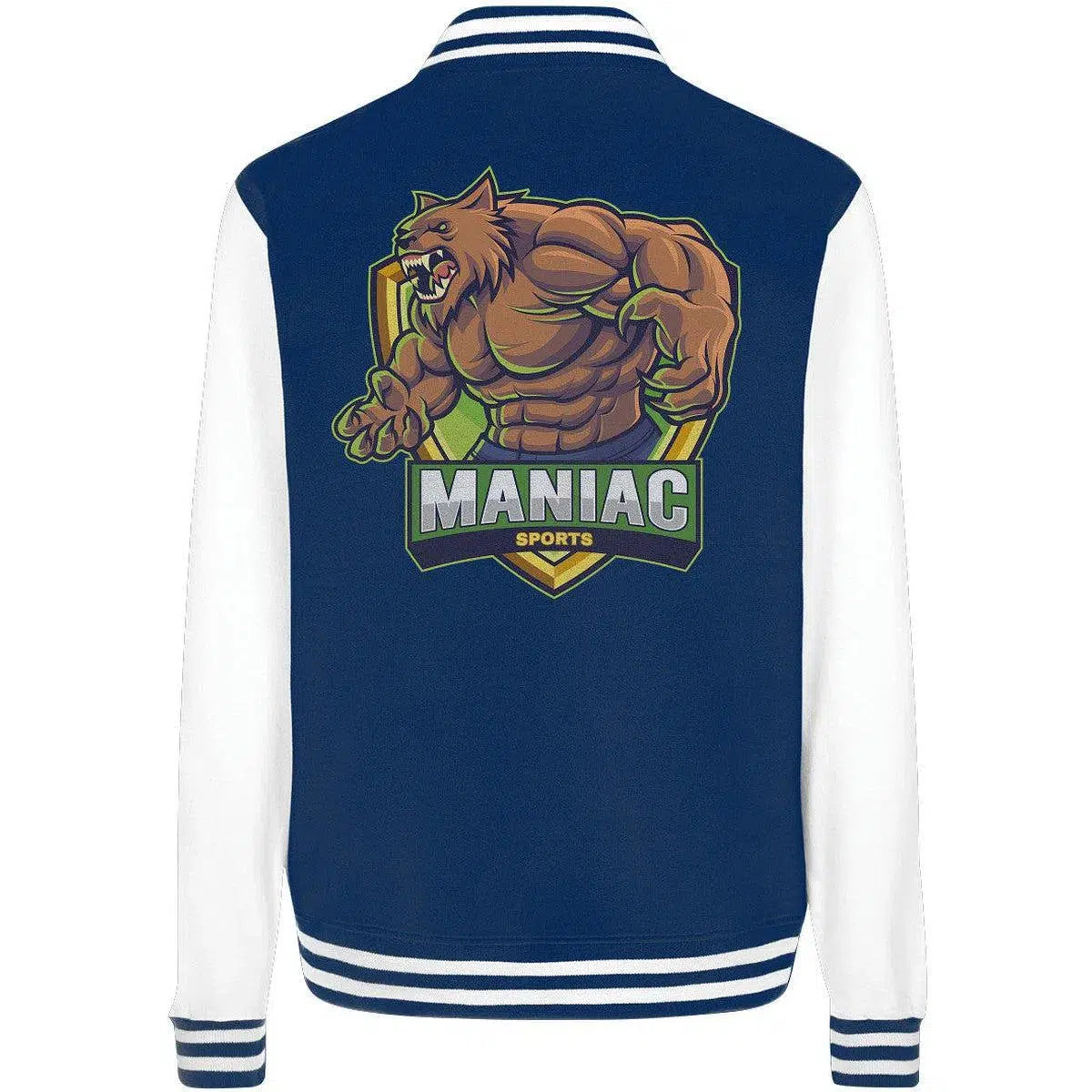 College Jacket-Jacken/ Zipper-maniac-sports-Navy/White-XS-Maniac-Sports