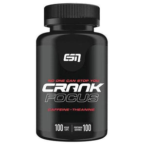 Crank Focus 100 Kapseln-Koffeintabletten-ESN-Maniac-Sports