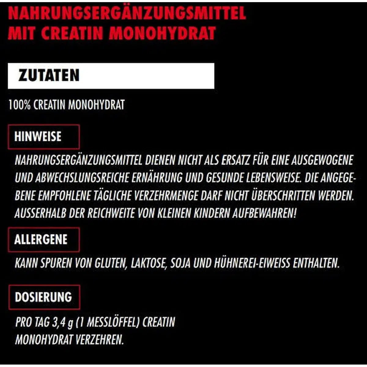 Creatin 500g-Kreatin-Big Zone-Maniac-Sports