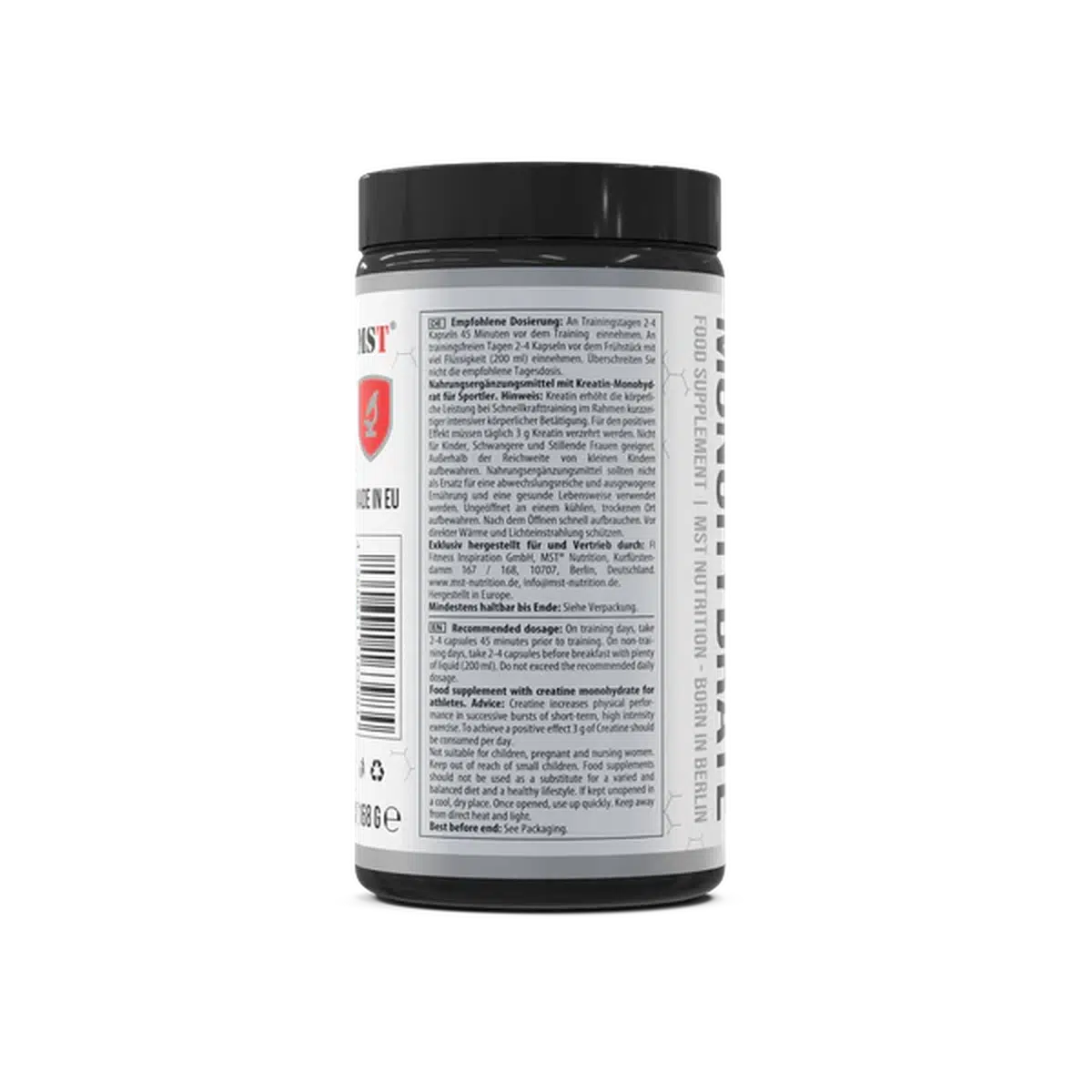 Creatine Monohydrate 120 Kapseln-Kreatin-MST-Maniac-Sports