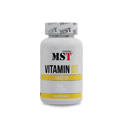 D3 1000 IU 100 Softgels-Vitamin D3-MST-Maniac-Sports