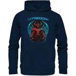 Depression Hoodie-Hoodies-maniac-sports-French Navy-XS-Maniac-Sports