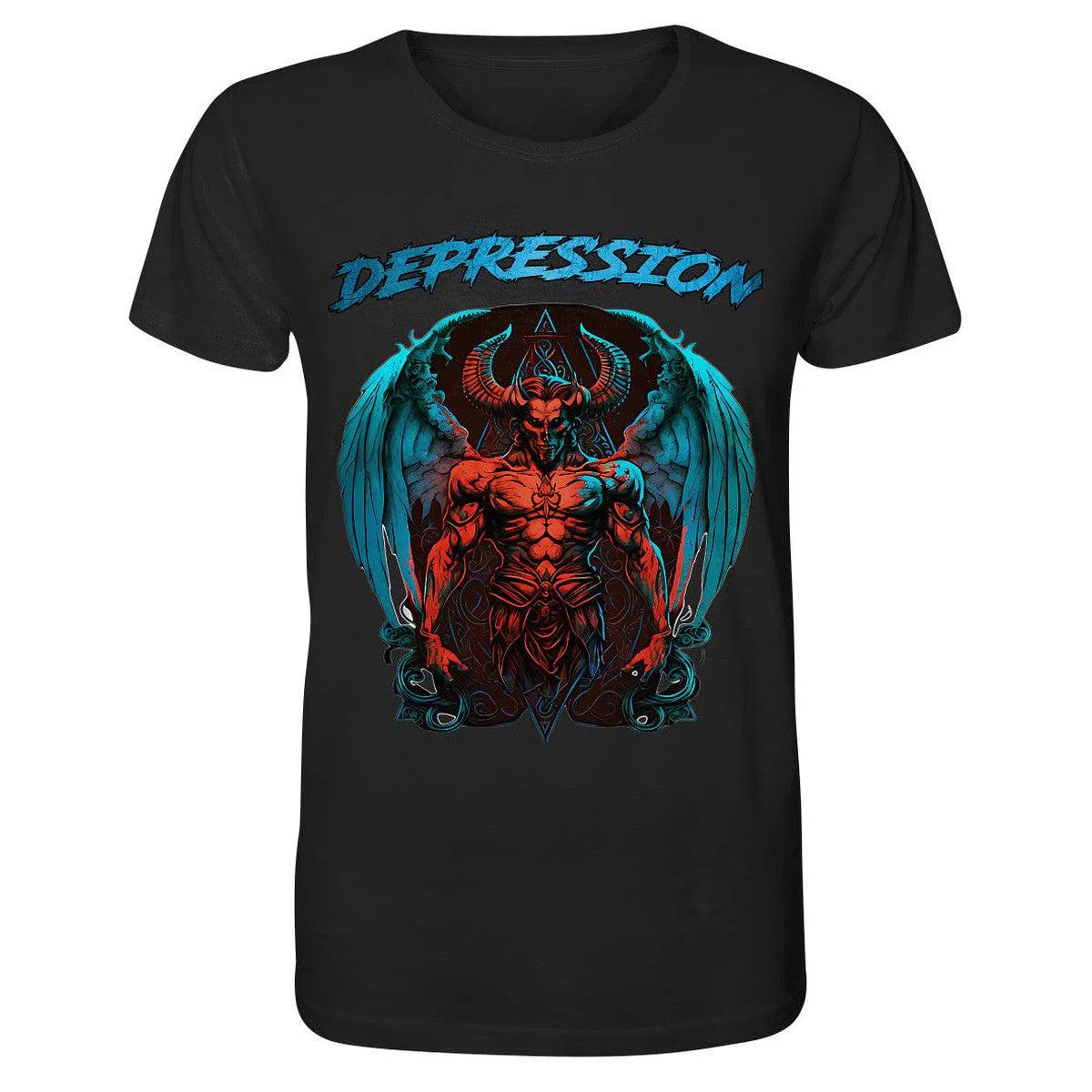 Depression Shirt-Unisex-Shirts-maniac-sports-Black-XS-Maniac-Sports