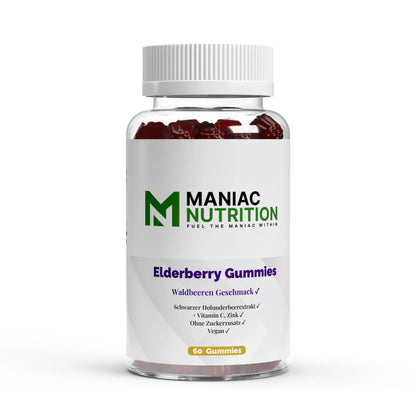 Elderberry + Vitamin C + Zink Gummies 60 Stk.-Multivitamin-Maniac Nutrition-Maniac-Sports