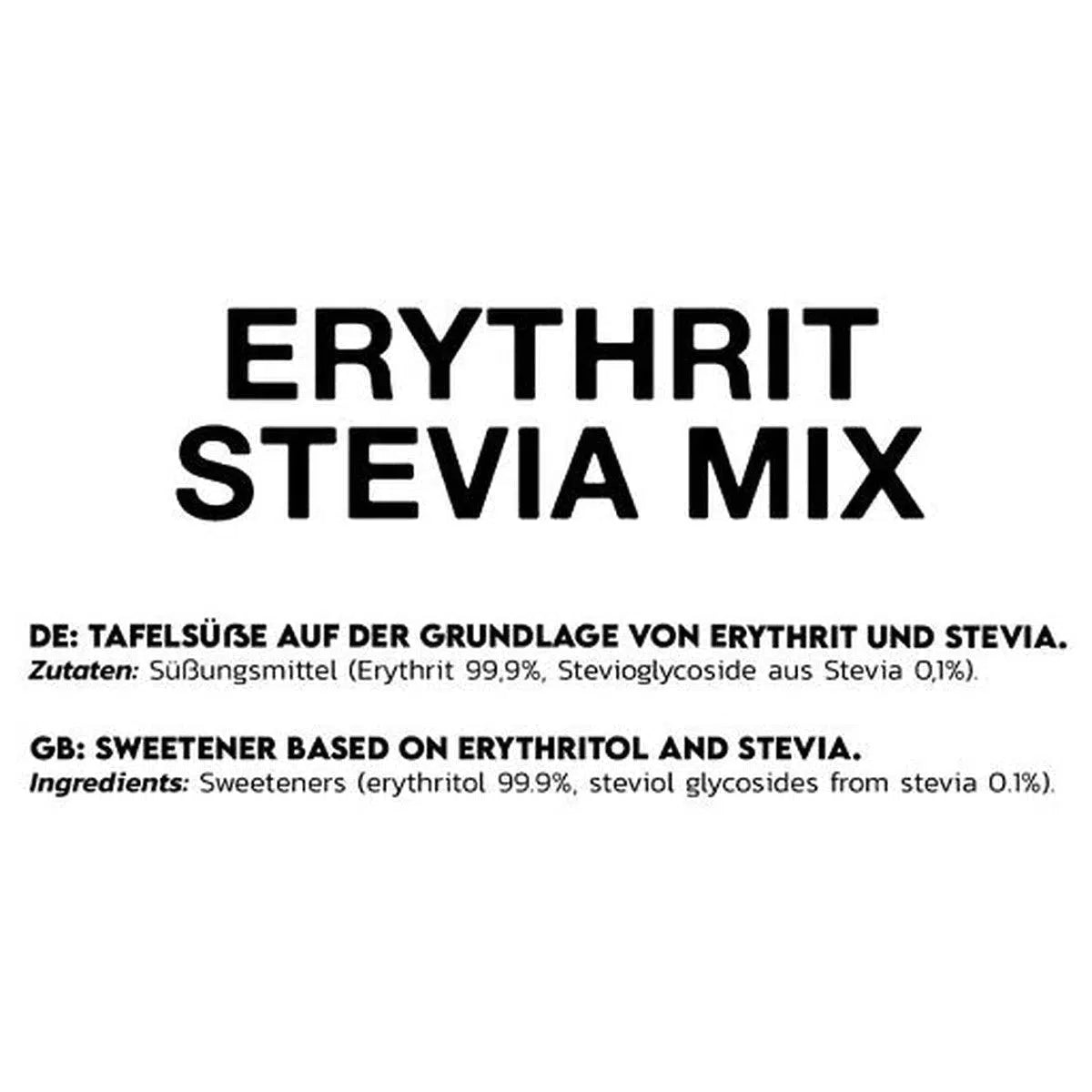 Erythrit Stevia Mix 1000g-Low Carb Lebensmittel-INLEAD-Maniac-Sports