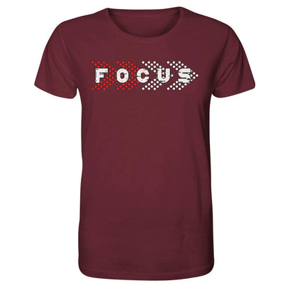 Focus Shirt-Unisex-Shirts-Maniac-Sports-Burgundy-XS-Maniac-Sports