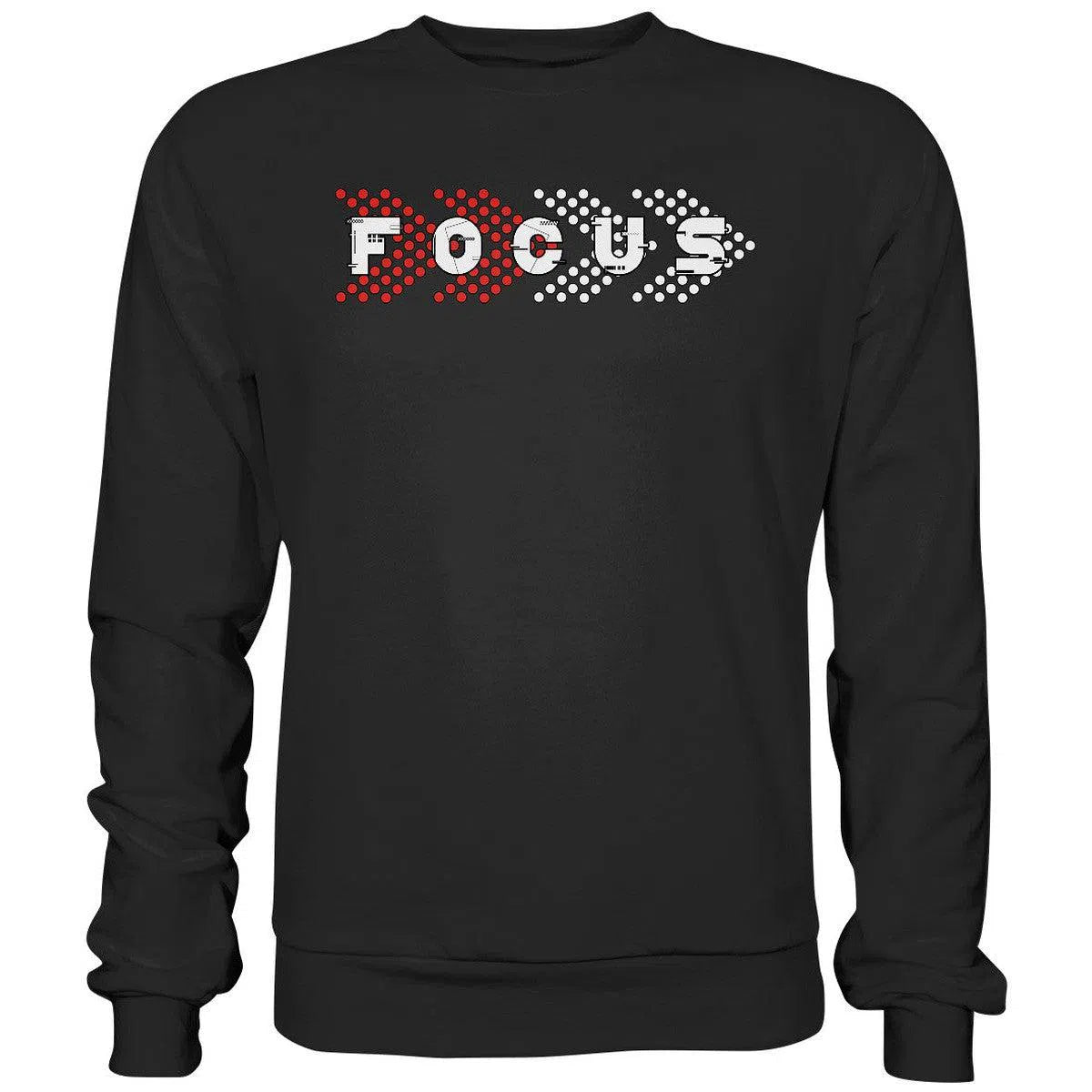 Focus Sweatshirt-Sweatshirts-Maniac-Sports-Jet Black-XS-Maniac-Sports