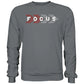 Focus Sweatshirt-Sweatshirts-Maniac-Sports-Steel Grey (Solid)-XS-Maniac-Sports