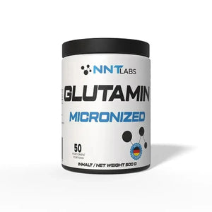 Glutamin 500g mix Dose-L-Glutamin-Maniac-Sports.de