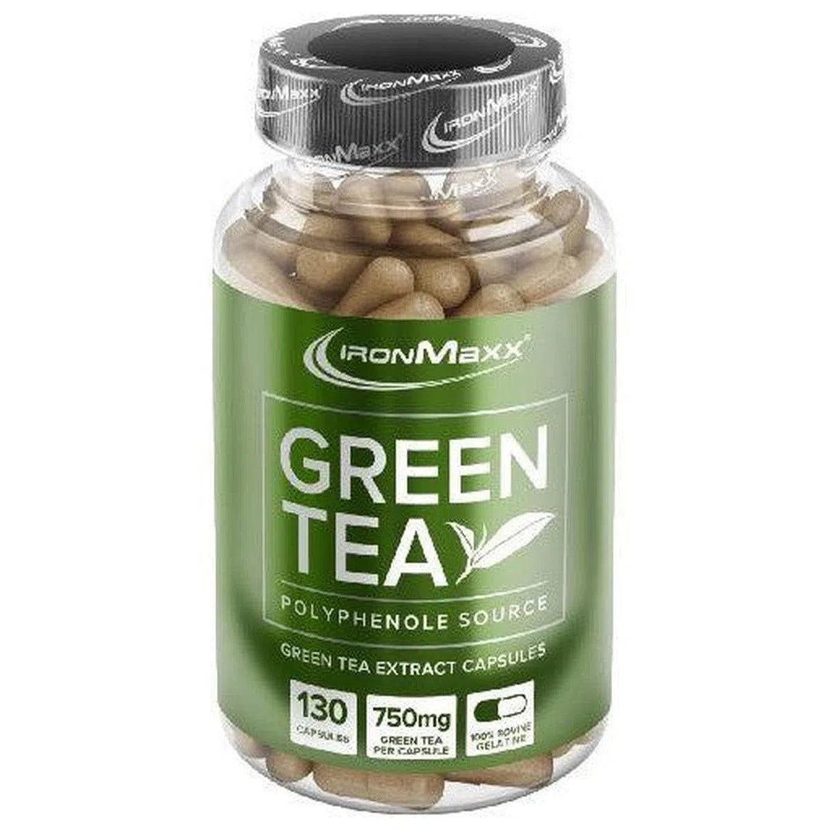 Green Tea 130 Kapseln-Grün Tee-IronMaxx-Maniac-Sports