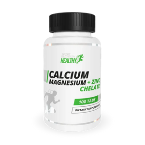 Healthy Calcium Magnezium + Zinc Chelate 100 Tabl.-Mineralstoffe-MST-Maniac-Sports