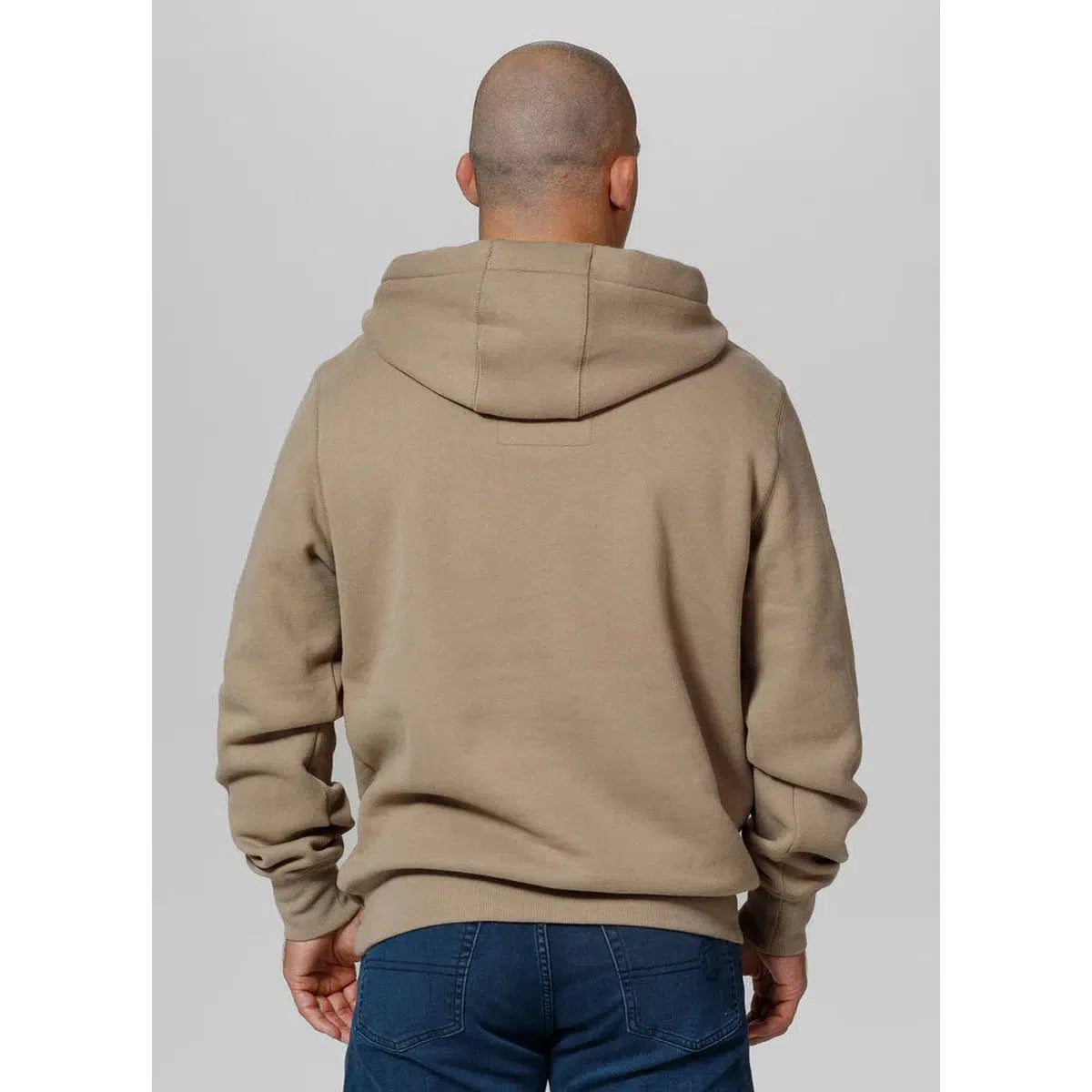 Herren Hoodie Sherwood-Hoodie-PIT BULL WEST COAST-Braun-S-Maniac-Sports