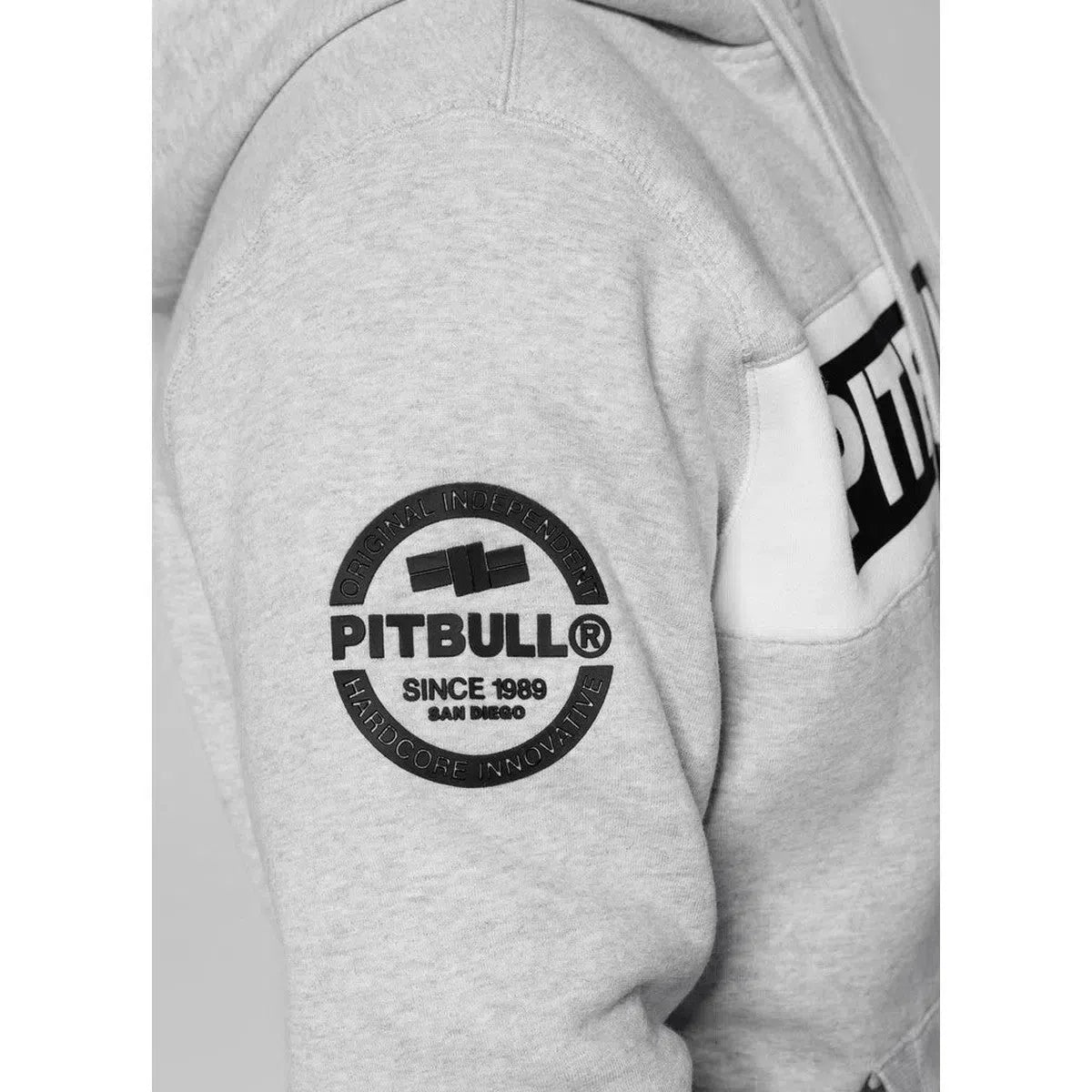 Herren Hoodie Sherwood-Hoodie-PIT BULL WEST COAST-Braun-S-Maniac-Sports