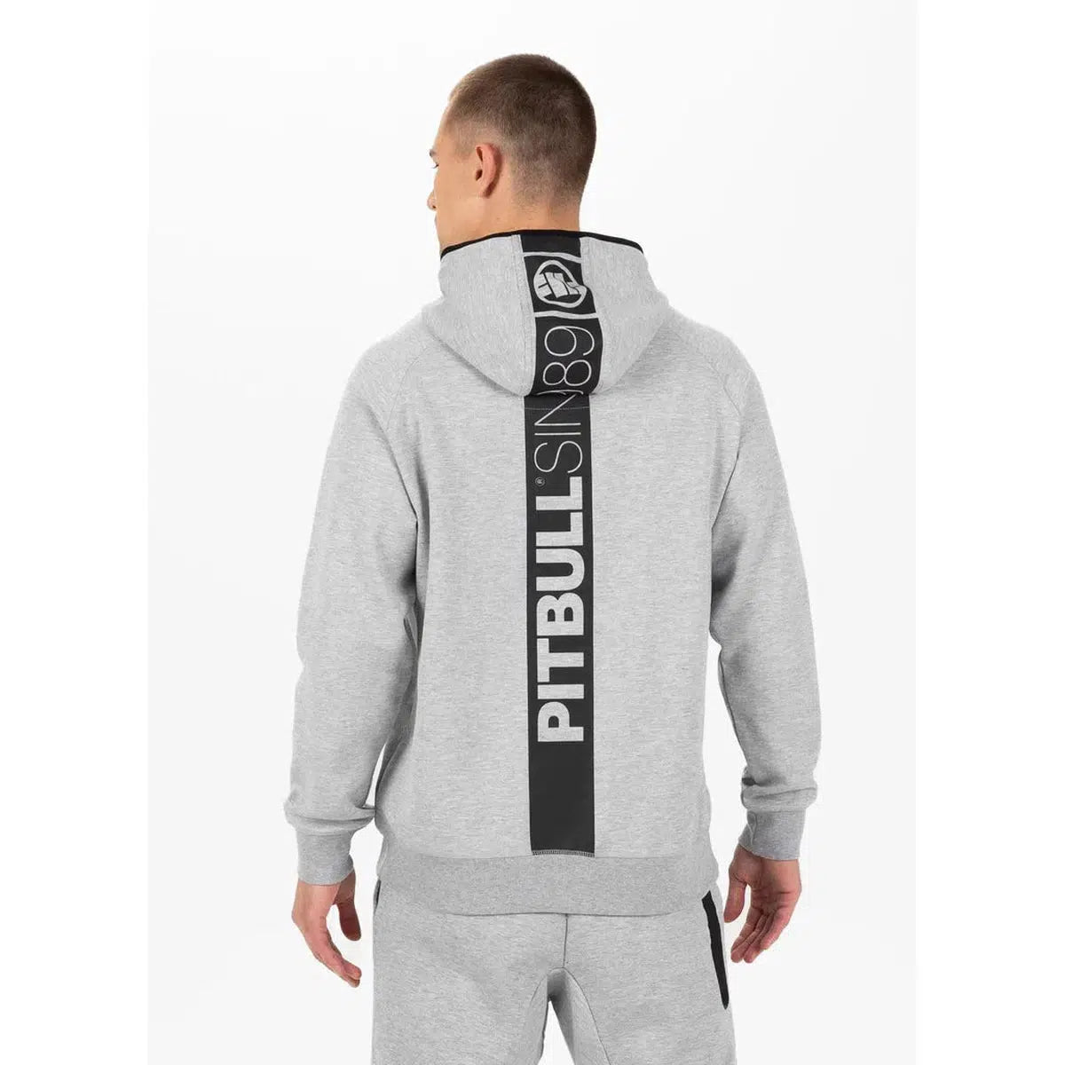 Herren Hoodie Stafford-Hoodie-PIT BULL WEST COAST-Grau-S-Maniac-Sports