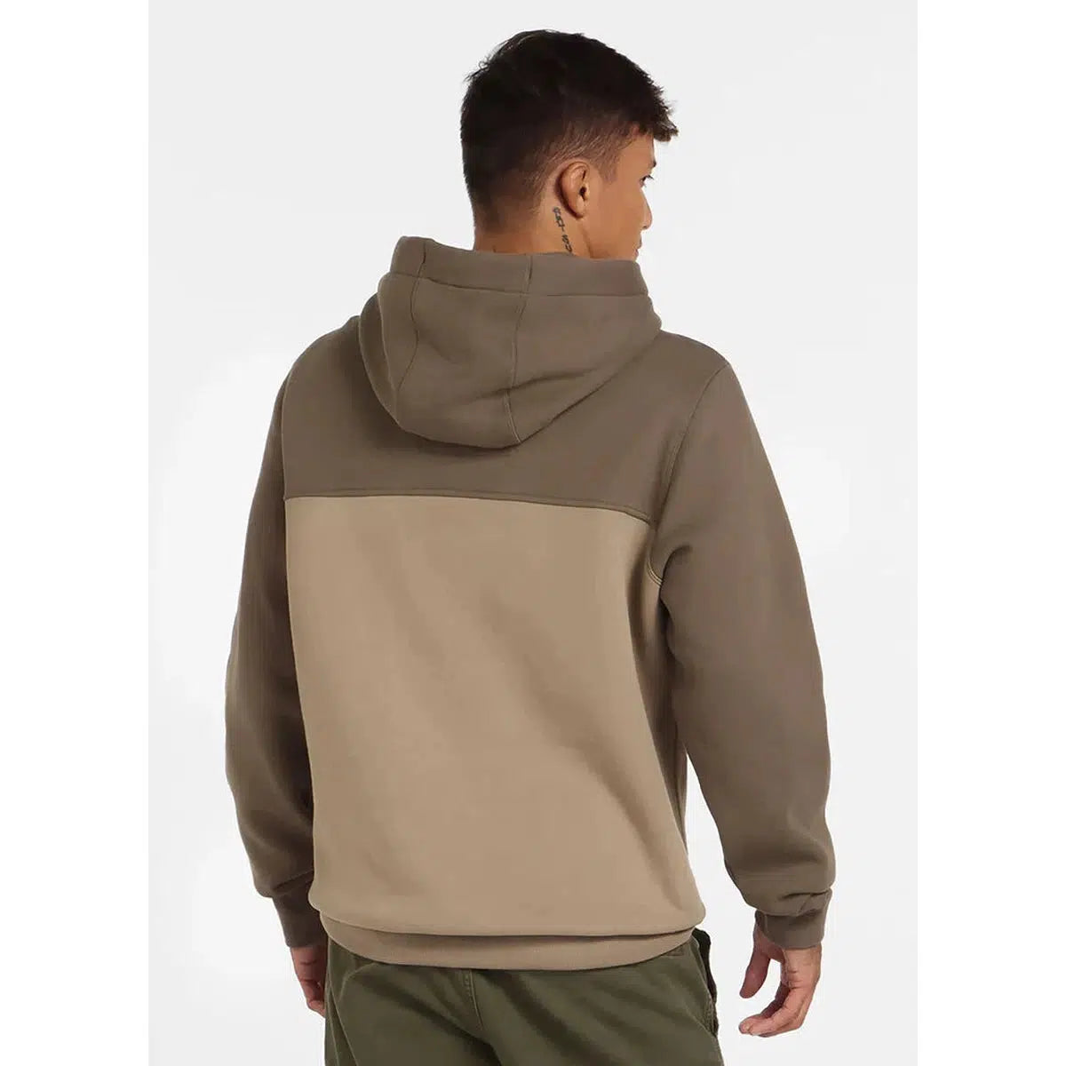 Herren Hoodie Two-Color Hilltop-Hoodie-PIT BULL WEST COAST-Braun-S-Maniac-Sports