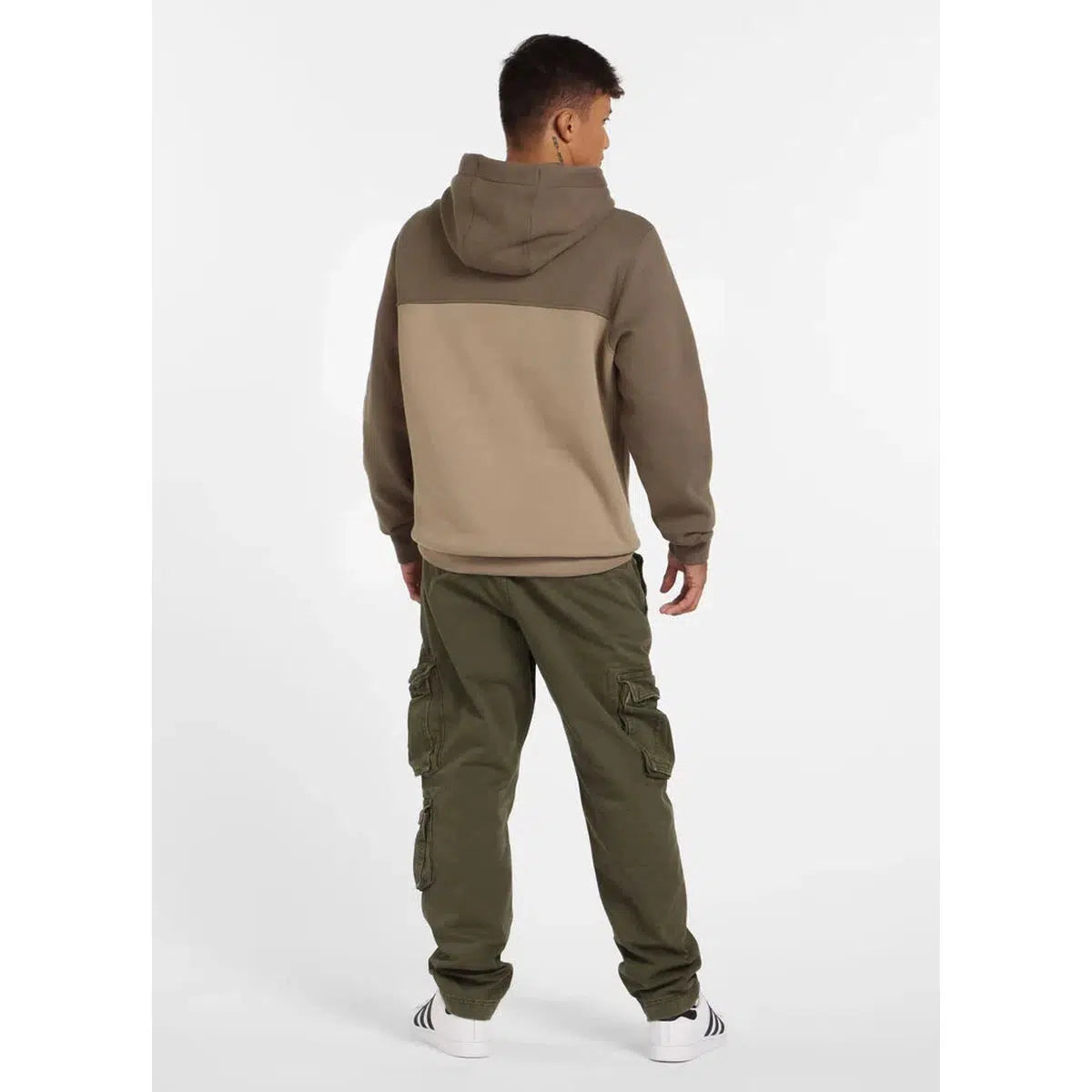 Herren Hoodie Two-Color Hilltop-Hoodie-PIT BULL WEST COAST-Braun-S-Maniac-Sports