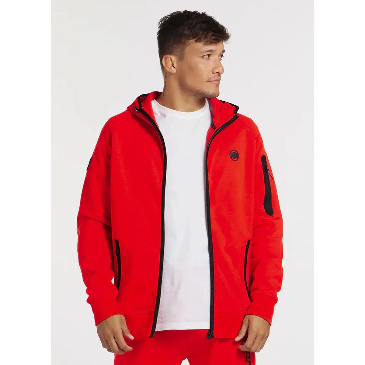 Herren Kapuzenjacke Hermes-Jacken/ Zipper-PIT BULL WEST COAST-Olivgrün-S-Maniac-Sports