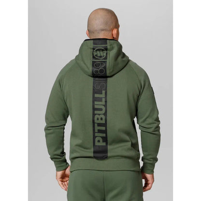 Herren Kapuzenjacke Hermes-Jacken/ Zipper-PIT BULL WEST COAST-Olivgrün-S-Maniac-Sports
